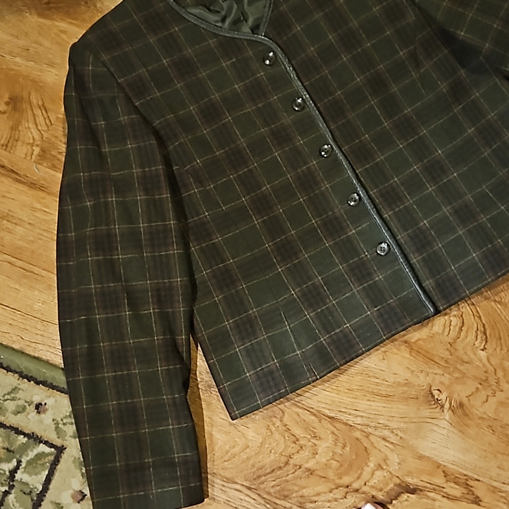 Pendleton Petite Plaid Jacket Size 16 - image 2